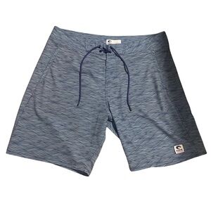 Costa Del Mar Tides Board Shorts in Swells Deep Sea Men’s 38 Swim Surf Beach